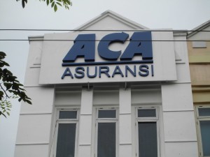 Lettering ACA Asuransi