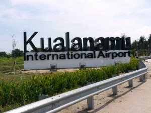 Lettering Kualanamu International Airport Medan