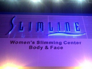 Lettering Slimline Womens Slimming Center