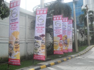 Umbul-umbul Sun Plaza Medan Tea Presso